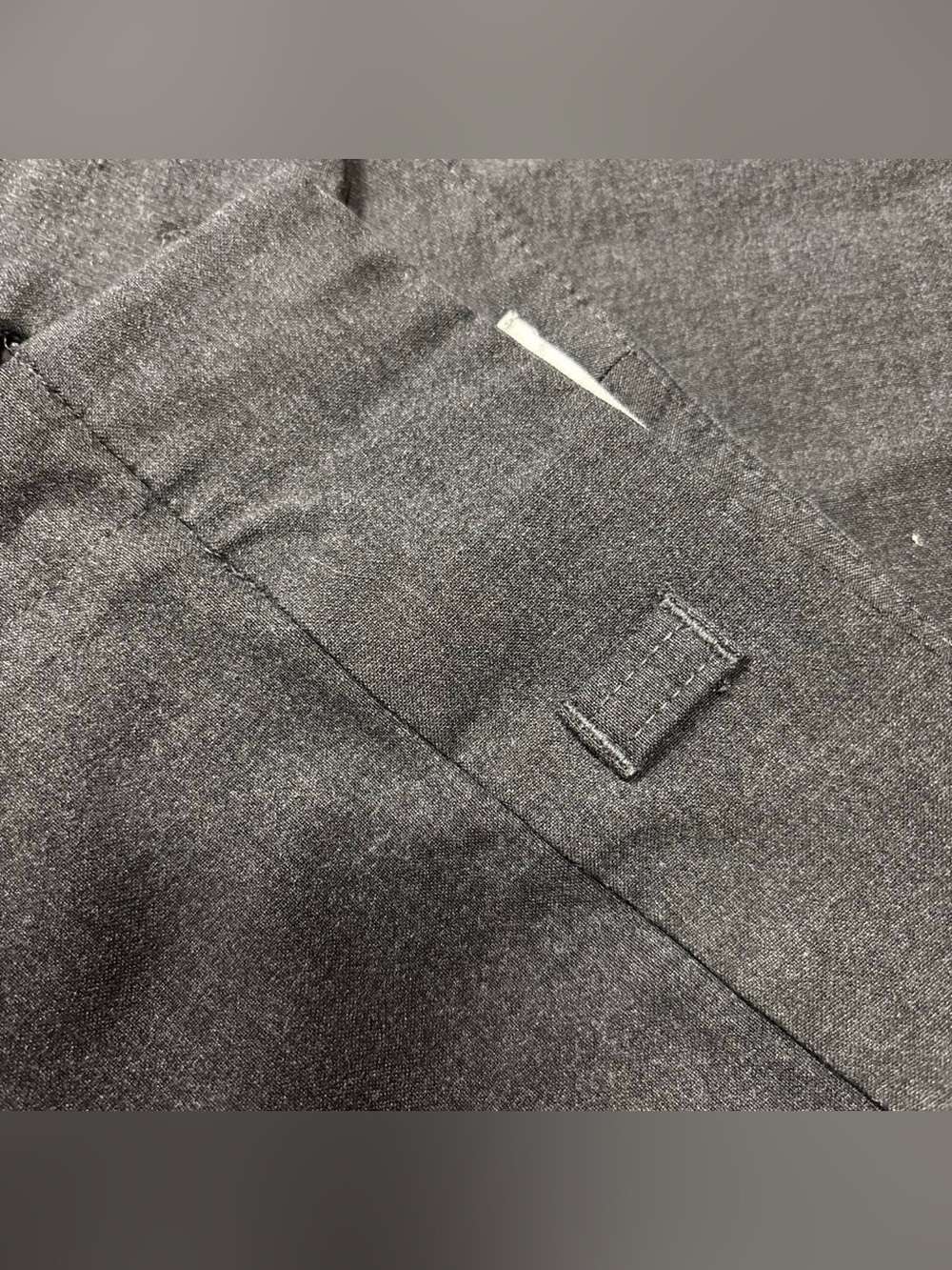 Dark Grey Wide Leg Old Navy Trouser Pants Size 6 - Picture 6 of 6